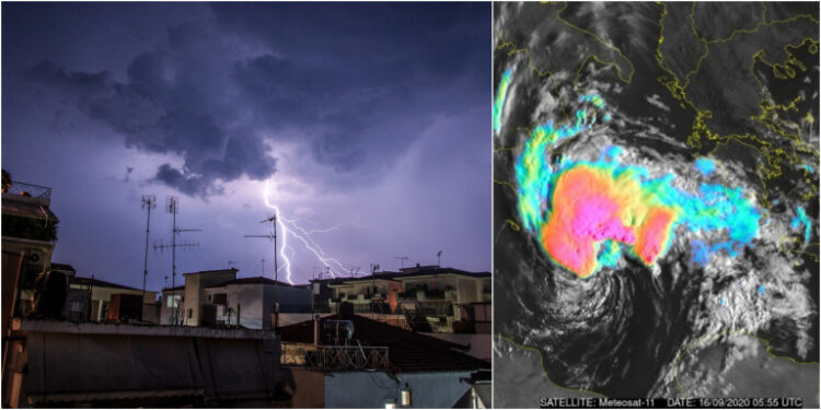 Grecia: Meteo, Măsuri de urgență pentru ciclonul „Ianos” – Ce zone vor fi afectate în următoarele douăzeci și patru de ore