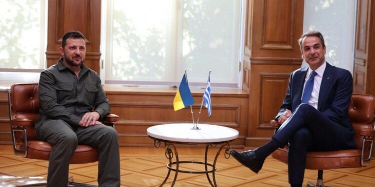 Mitsotakis și Zelensky