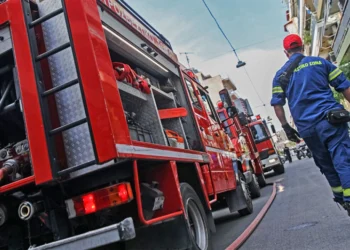 incendiu la un hotel din Liosion