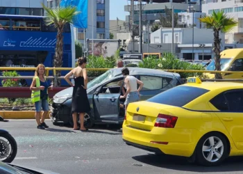 Accident rutier pe Syggrou