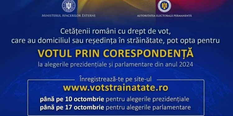 Ministerul Afacerilor Externe Publică Ghidurile Alegătorului prin Corespondență pentru Alegerile din 2024