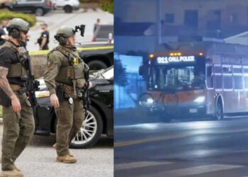 Un bărbat înarmat a atacat un autobuz în Los Angeles