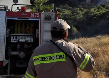 Incendiu de vegetație la Spata, în apropiere de capătul autostrăzii Attiki Odos – Intervenție extinsă a pompierilor