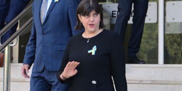 Laura Kövesi în Atena